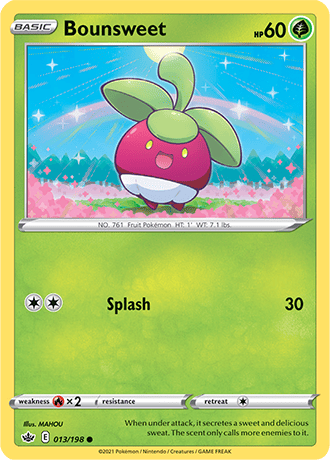 Bounsweet [Reverse Holo]  13/203 Pokémon TCG Chilling Reign