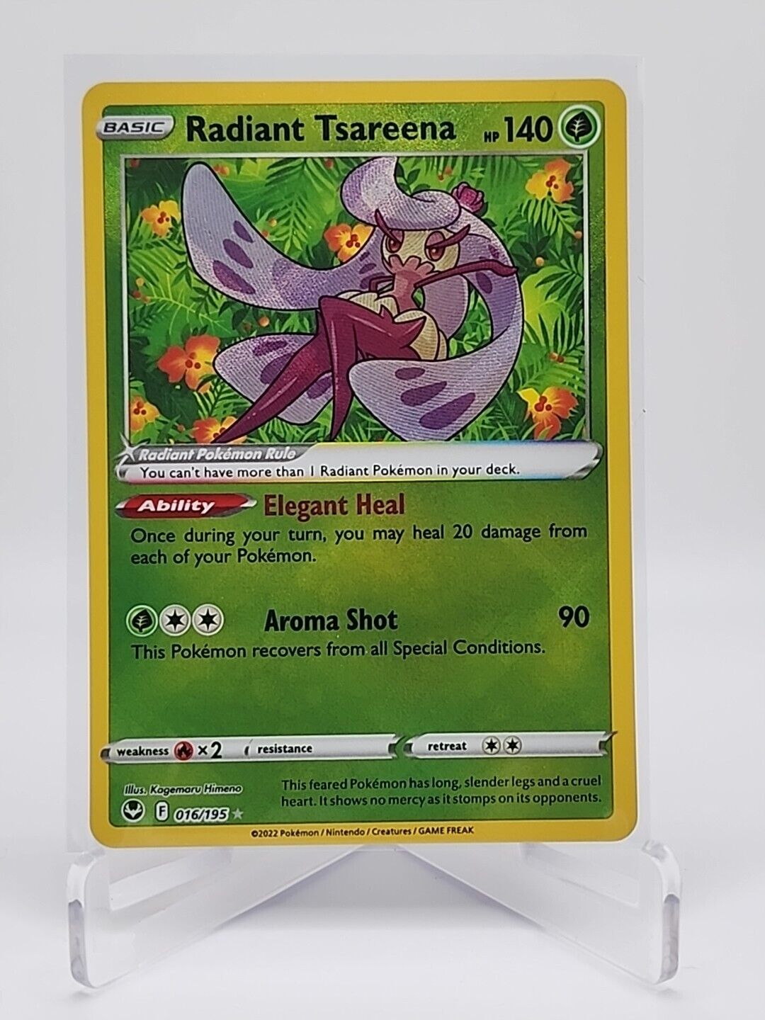 Radiant Tsareena  16/195 Pokémon TCG Silver Tempest