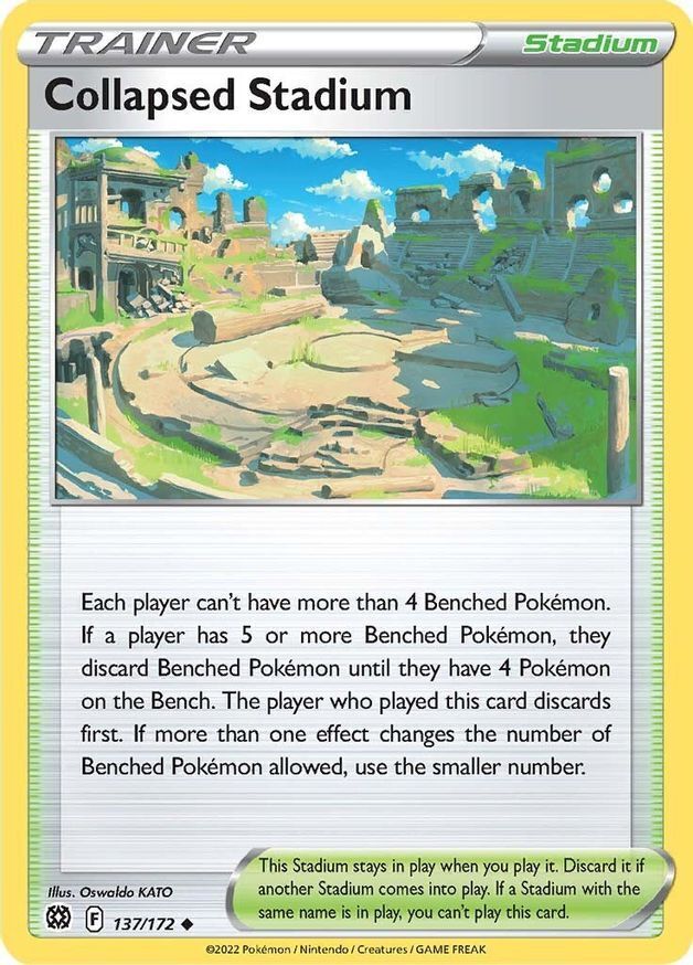 Collapsed Stadium  137/172 Pokémon TCG Brilliant Stars