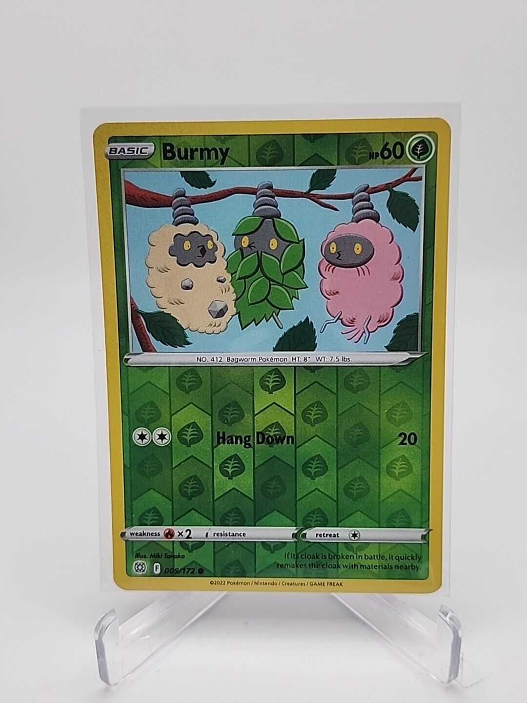 Burmy [Reverse Holo]  9/172 Pokémon TCG Brilliant Stars