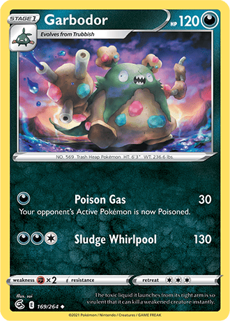 Garbodor  169/264 Pokémon TCG Fusion Strike