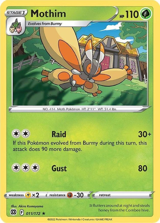 Mothim  11/172 Pokémon TCG Brilliant Stars