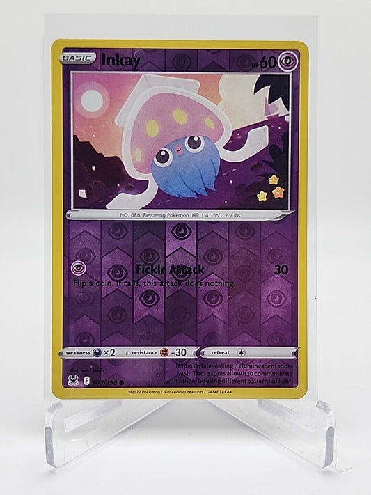 Inkay [Reverse Holo]  77/196 Pokémon TCG Lost Origin