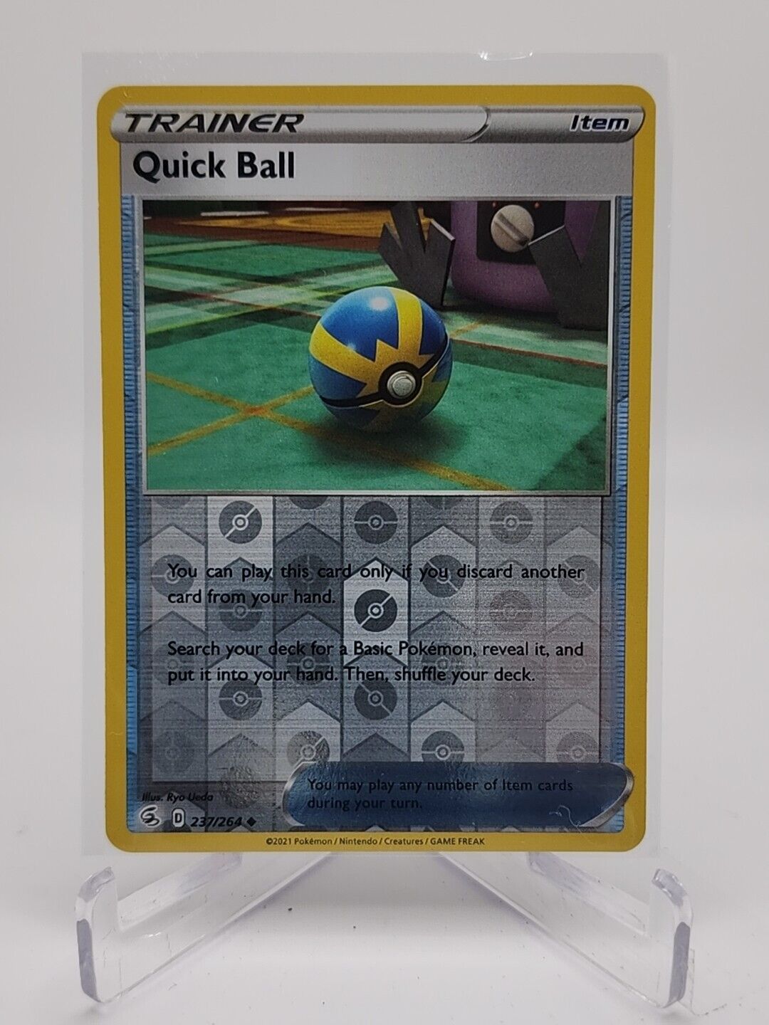 Quick Ball [Reverse Holo]  237/264 Pokémon TCG Fusion Strike