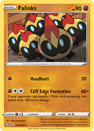 Falinks  154/264 Pokémon TCG Fusion Strike