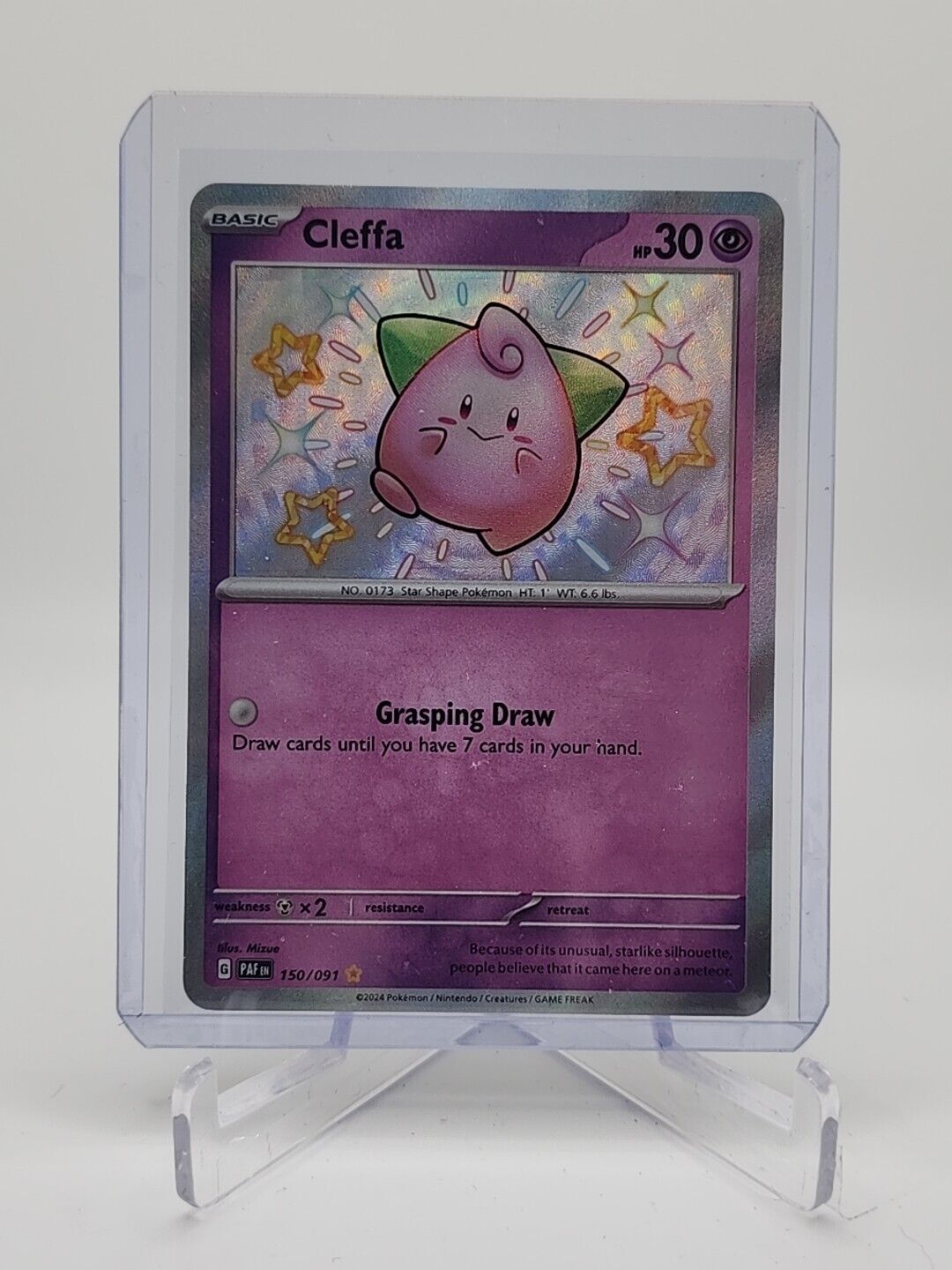 Cleffa  150/91 Pokémon TCG Paldean Fates