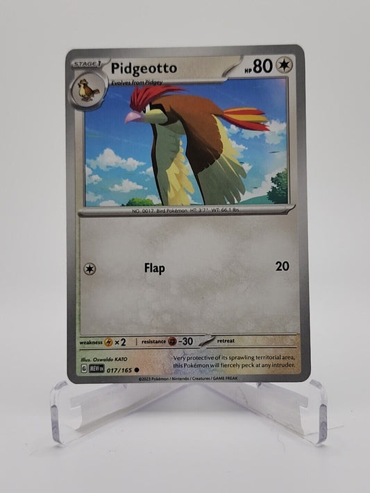 17/165 Pidgeotto  Pokémon TGC Scarlet & Violet - 151