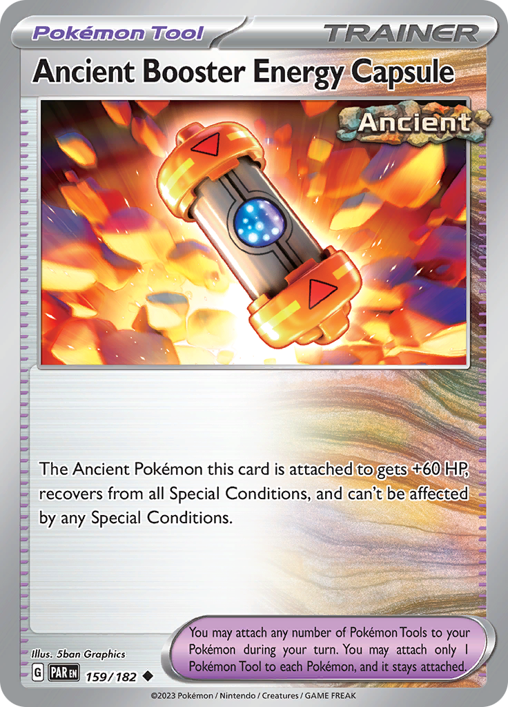 Ancient Booster Energy Capsule  159/182 Pokémon TCG Paradox Rift