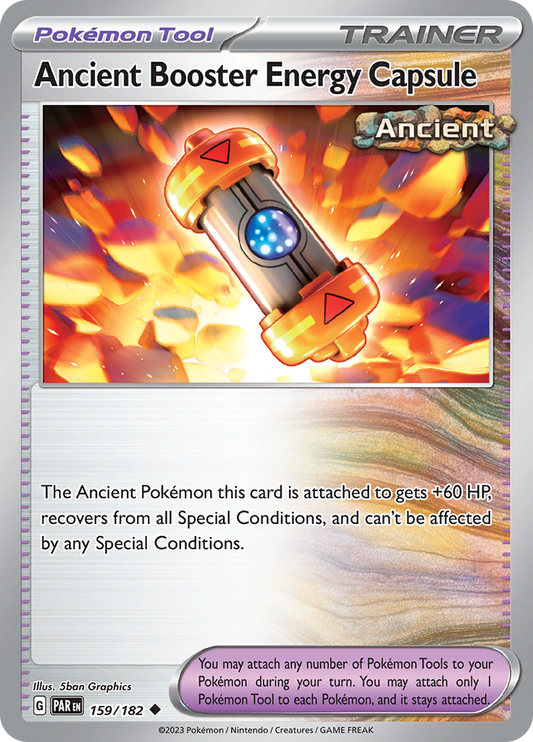 Ancient Booster Energy Capsule  159/182 Pokémon TCG Paradox Rift