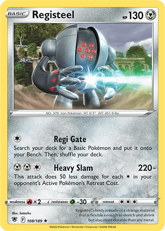 Registeel  108/189 Pokémon TCG Astral Radiance