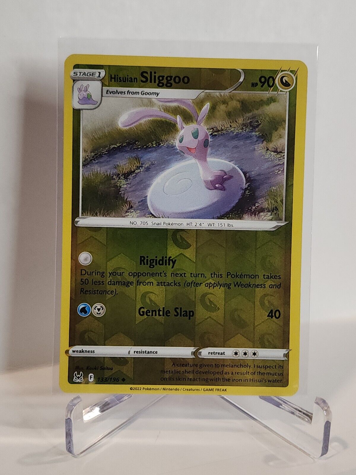 133/196 Hisuian Sliggoo [Reverse Holo]  Pokémon TGC Lost Origin