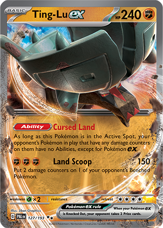 Ting-Lu ex  127/193 Pokémon TCG Paldea Evolved