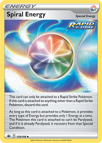 Spiral Energy [Reverse Holo]  159/203 Pokémon TCG Chilling Reign