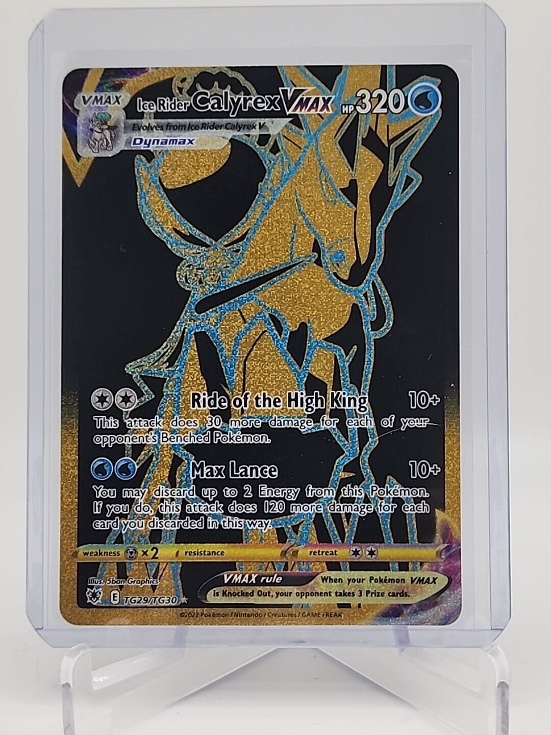 Ice Rider Calyrex VMAX  TG29 Pokémon TCG Astral Radiance