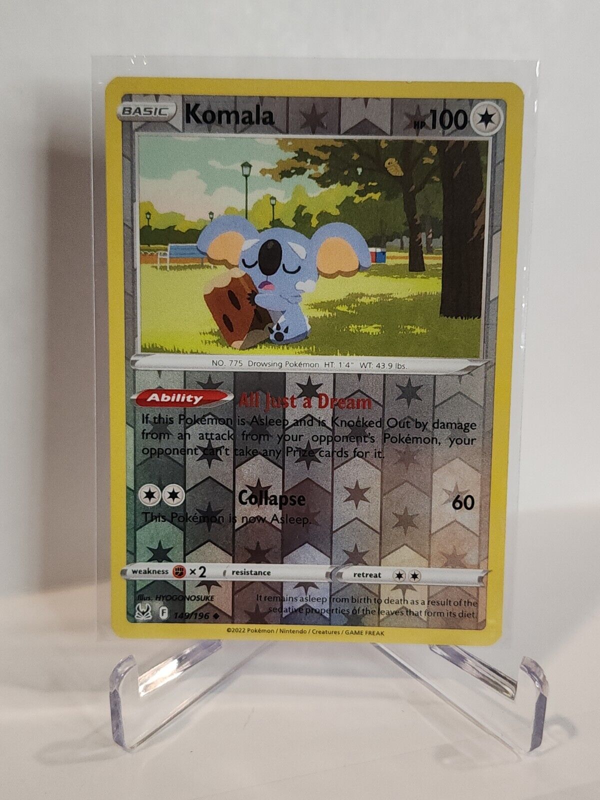 149/196 Komala [Reverse Holo]  Pokémon TGC Lost Origin