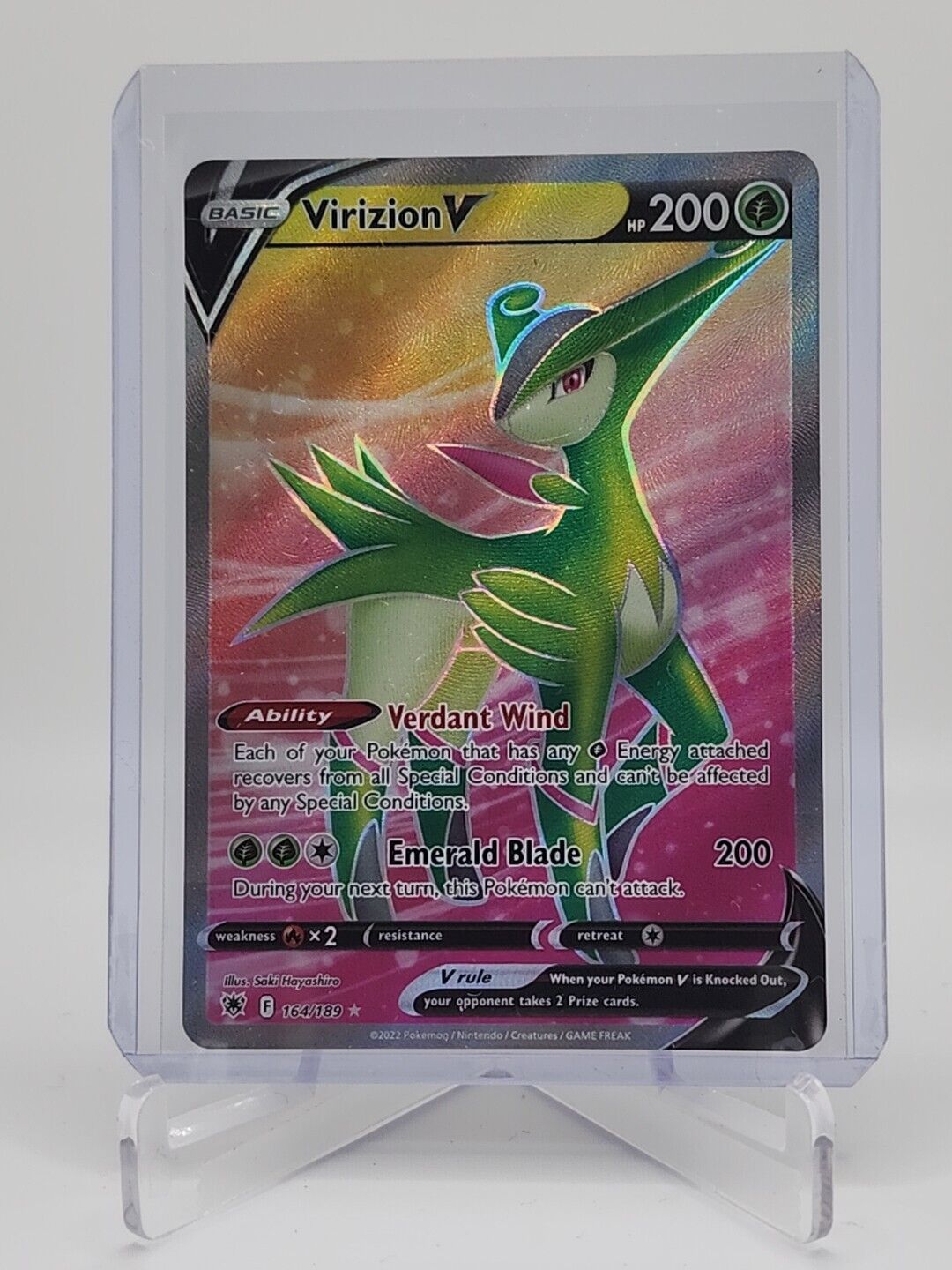 Virizion V  164/189 Pokémon TCG Astral Radiance