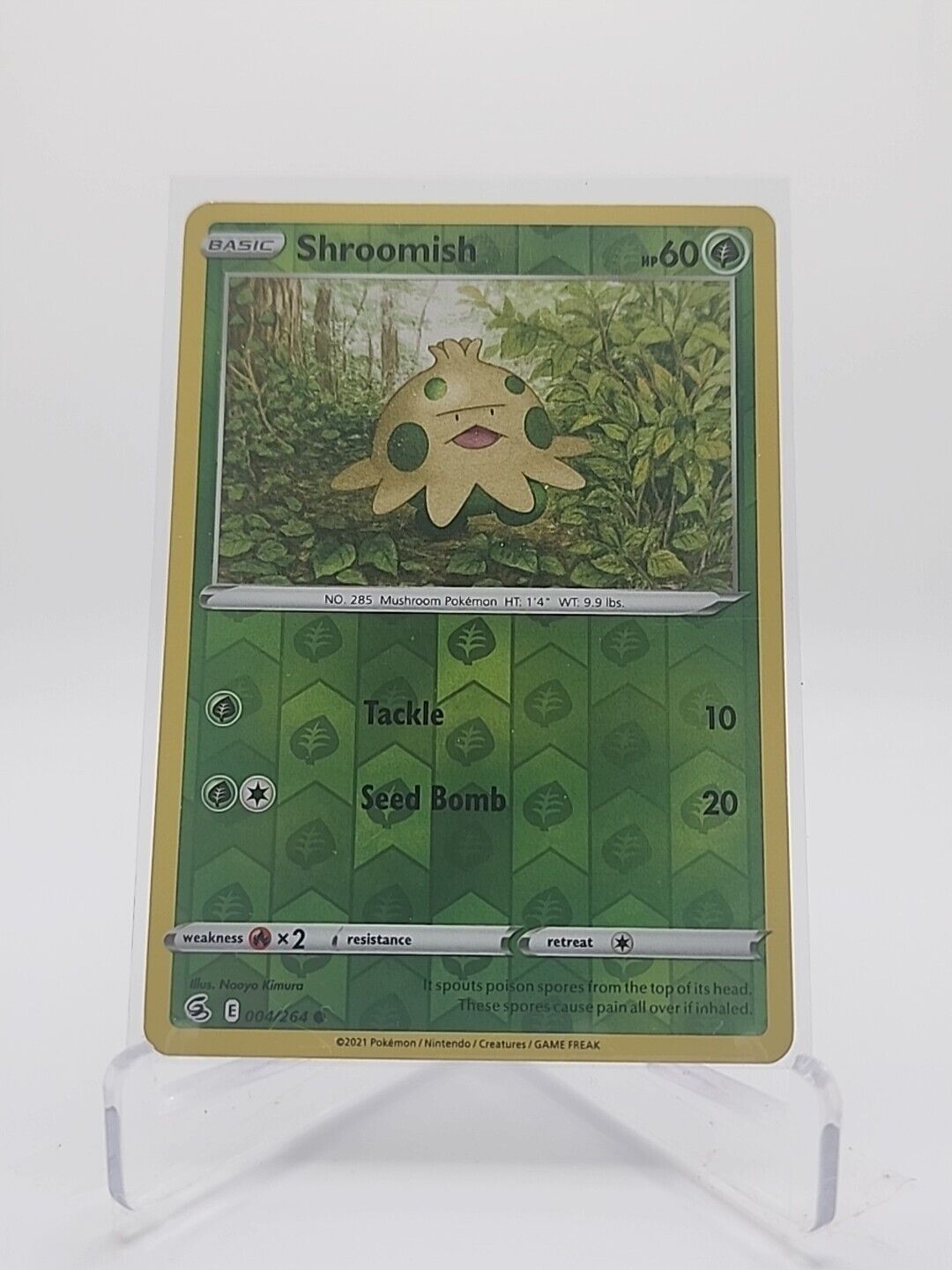 Shroomish [Reverse Holo] 4/264 Pokémon TGC Fusion Strike