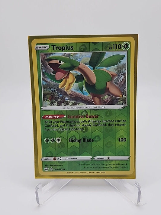 Tropius [Reverse Holo]  5/172 Pokémon TCG Brilliant Stars