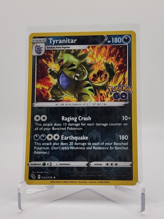 Tyranitar [Reverse Holo] 43/78 Pokémon TGC Pokemon Go