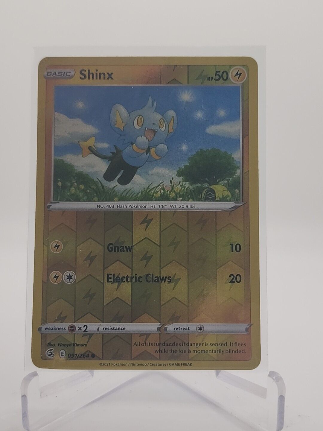 Shinx [Reverse Holo] 91/264 Pokémon TGC Fusion Strike