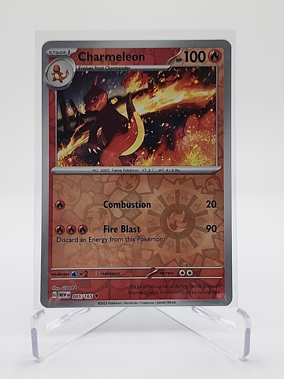 5/165 Charmeleon [Reverse Holo]  Pokémon TGC Scarlet & Violet - 151