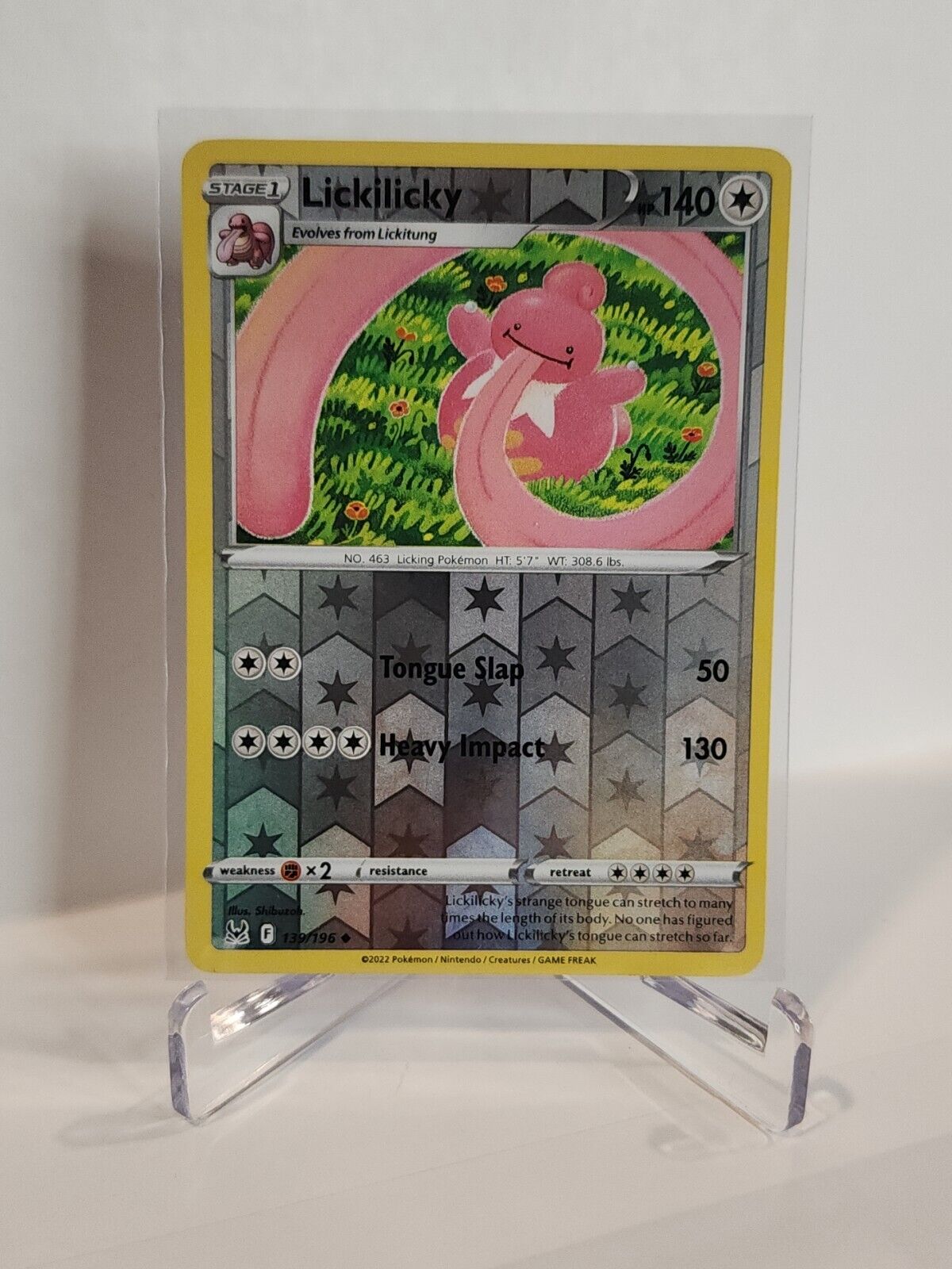 139/196 Lickilicky [Reverse Holo]  Pokémon TGC Lost Origin