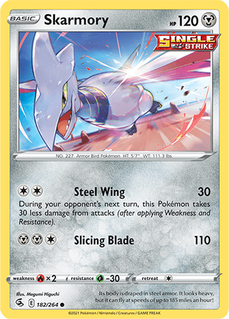 Skarmory  182/264 Pokémon TCG Fusion Strike