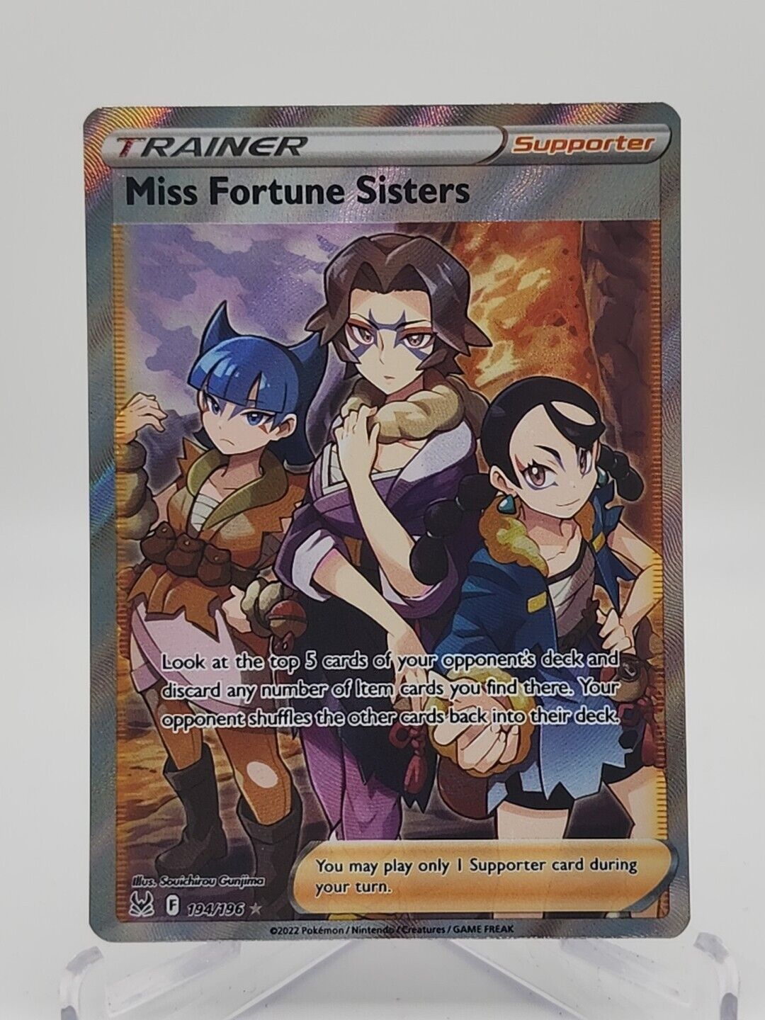 Miss Fortune Sisters  194/196 Pokémon TCG Lost Origin