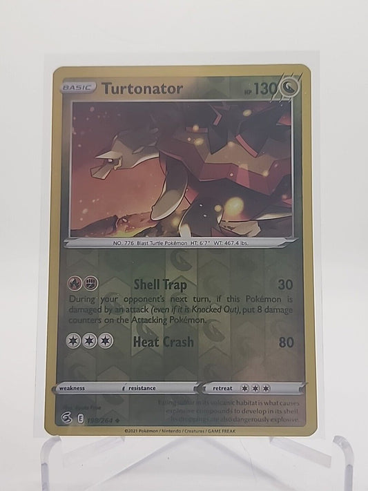 Turtonator [Reverse Holo] 198/264 Pokémon TGC Fusion Strike