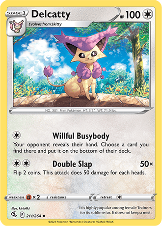 Delcatty  211/264 Pokémon TCG Fusion Strike