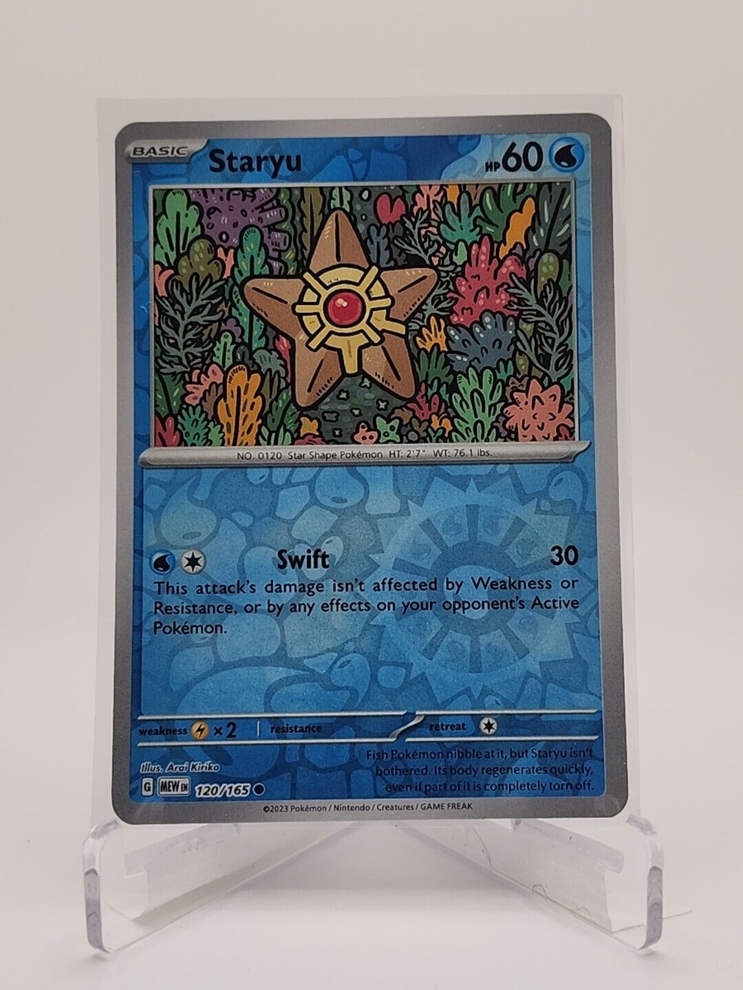 120/165 Staryu [Reverse Holo]  Pokémon TGC Scarlet & Violet - 151