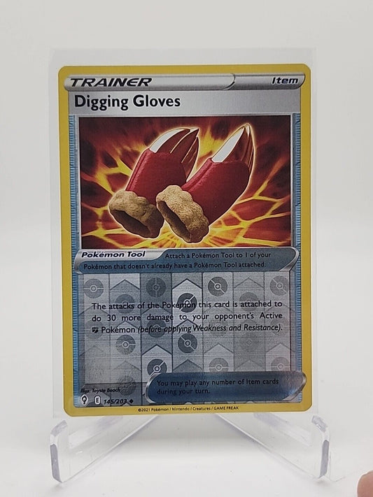 Digging Gloves [Reverse Holo]  145/203 Pokémon TCG Evolving Skies