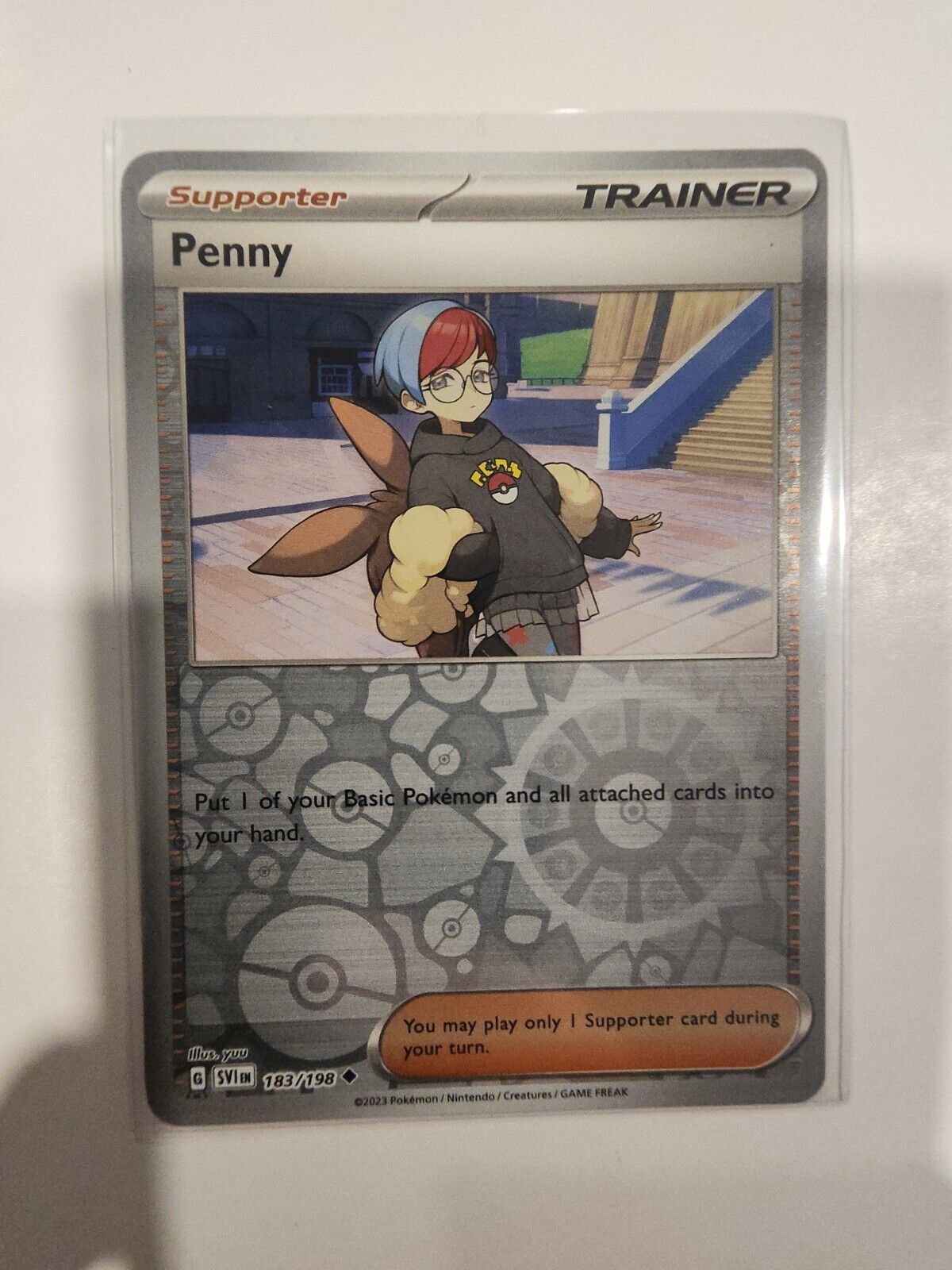 Penny [Reverse Holo] 183/198 Pokémon TGC Scarlet & Violet