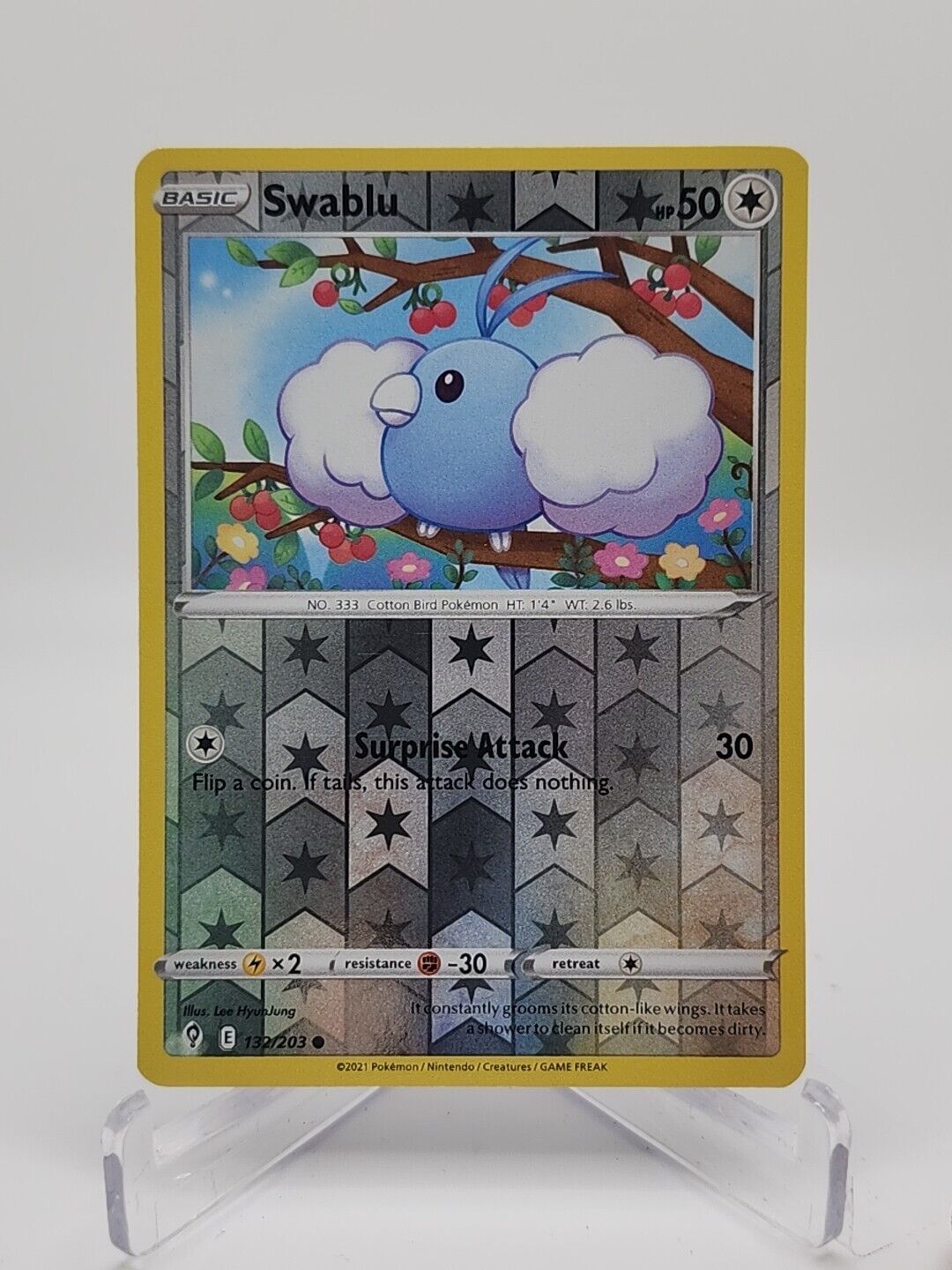 Swablu [Reverse Holo]  132/203 Pokémon TCG Evolving Skies