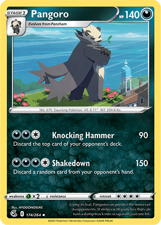 Pangoro  174/264 Pokémon TCG Fusion Strike