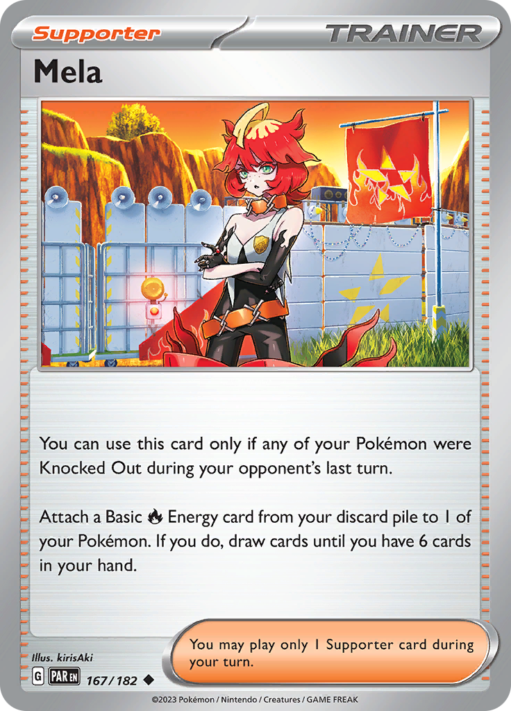 Mela  167/182 Pokémon TCG Paradox Rift