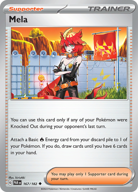 Mela  167/182 Pokémon TCG Paradox Rift