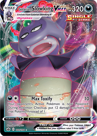 Galarian Slowking VMAX  100/203 Pokémon TCG Chilling Reign