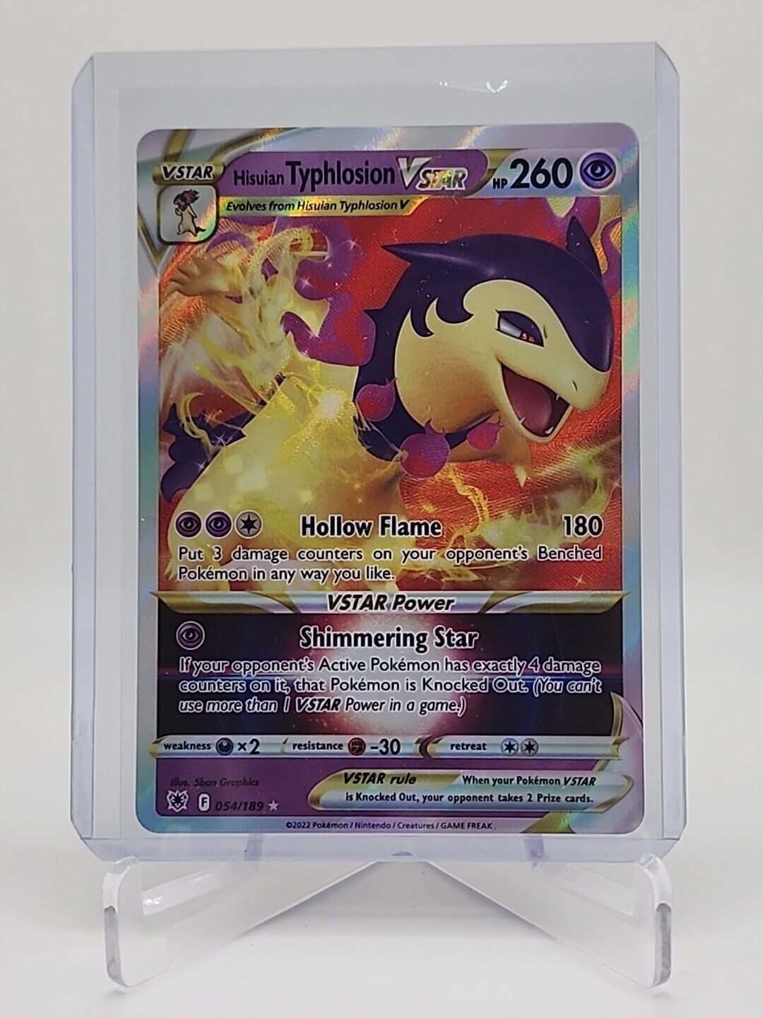 Hisuian Typhlosion VSTAR  54/189 Pokémon TCG Astral Radiance