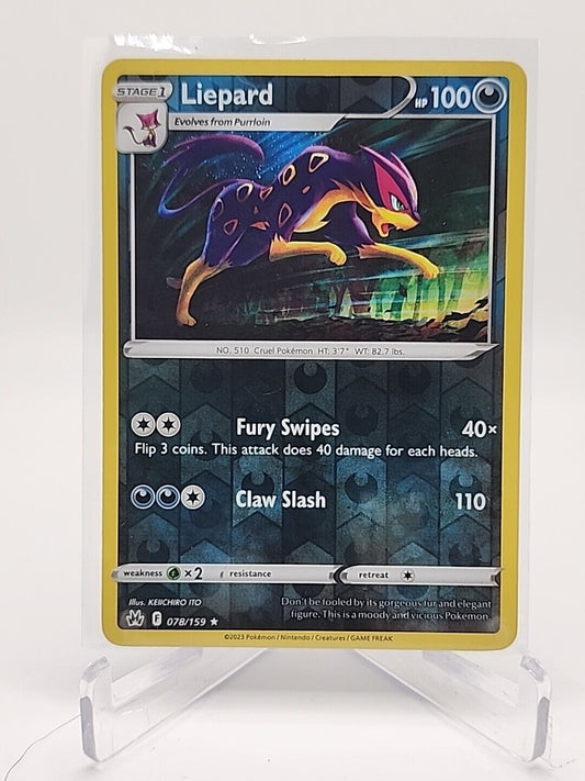 Liepard [Reverse Holo]  78/159 Pokémon TCG Crown Zenith