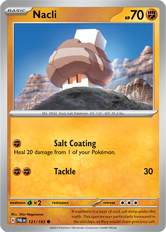 Nacli [Reverse Holo]  121/193 Pokémon TCG Paldea Evolved