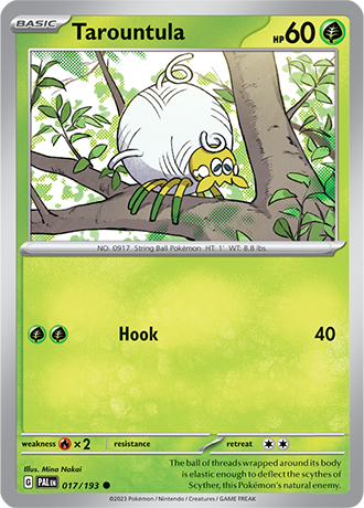 Tarountula  17/193 Pokémon TCG Paldea Evolved