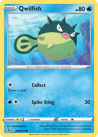 Qwilfish  60/264 Pokémon TCG Fusion Strike