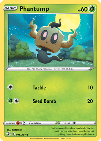 Phantump  16/264 Pokémon TCG Fusion Strike