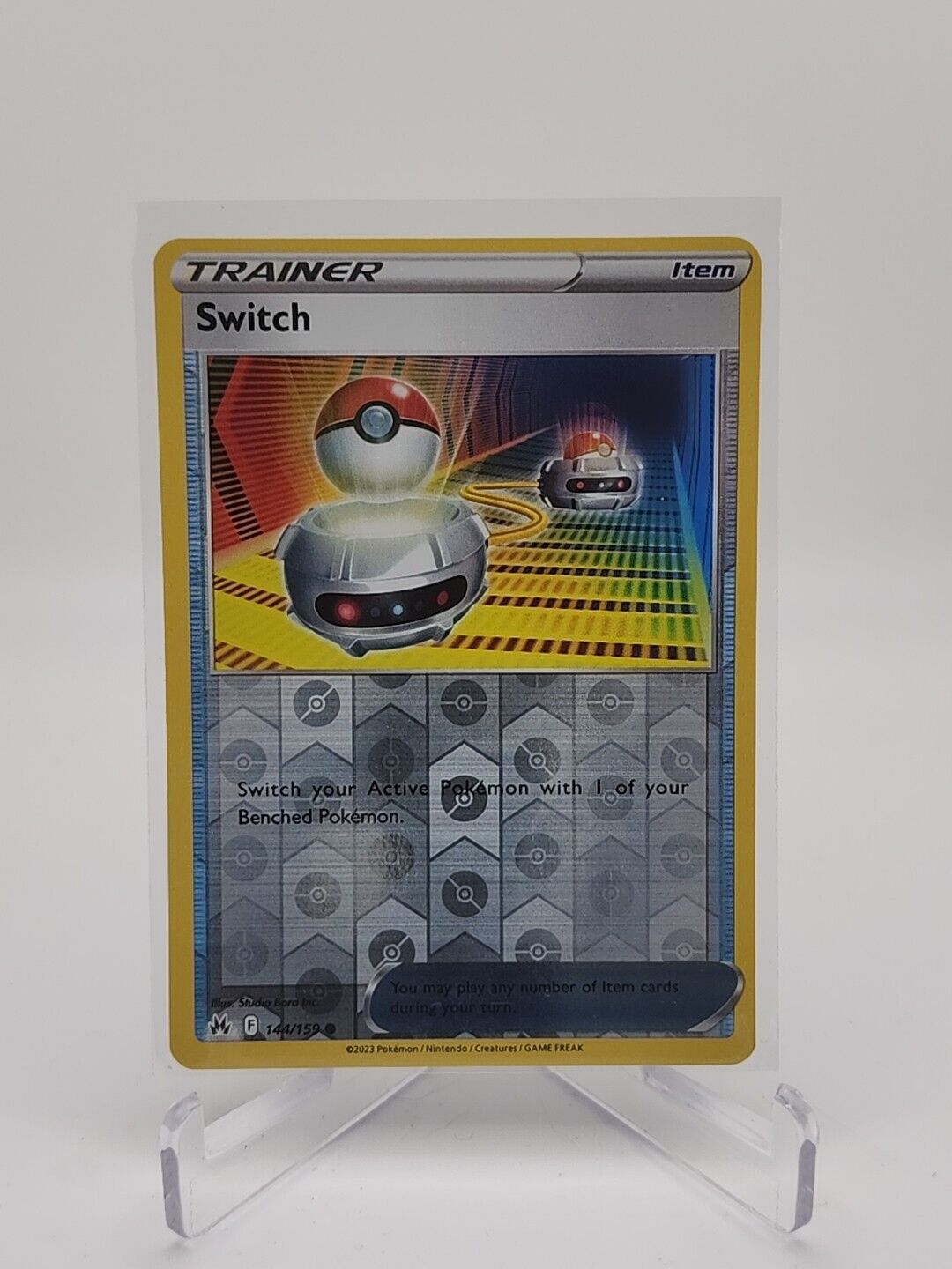 Switch [Reverse Holo] 144/159 Pokémon TGC Crown Zenith