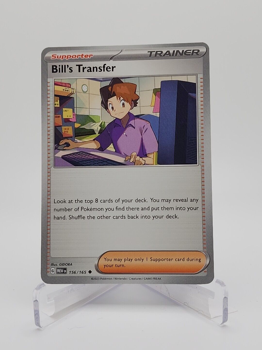 156/165 Bill's Transfer  Pokémon TGC Scarlet & Violet - 151