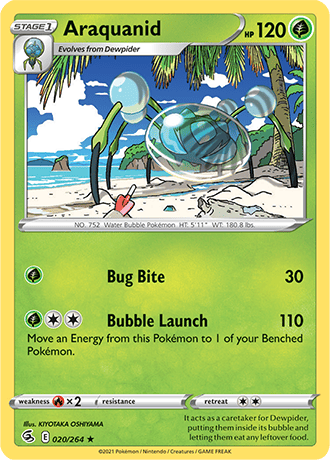 Araquanid  20/264 Pokémon TCG Fusion Strike