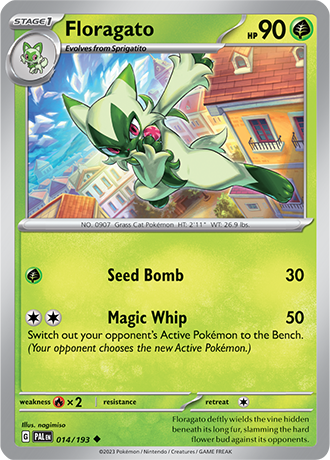 Floragato  14/193 Pokémon TCG Paldea Evolved