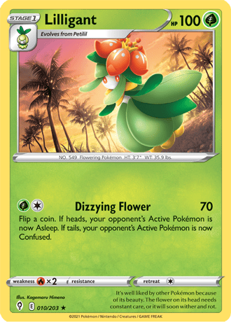 Lilligant  10/203 Pokémon TCG Evolving Skies