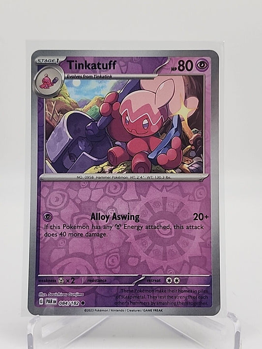 Tinkatuff [Reverse Holo]  84/182 Pokémon TCG Paradox Rift